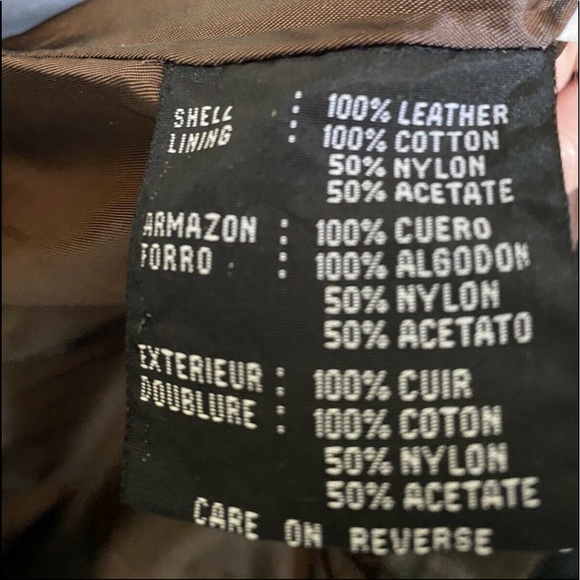 Kenneth Cole REACTION Leather Jacket - Picture 7 of 7